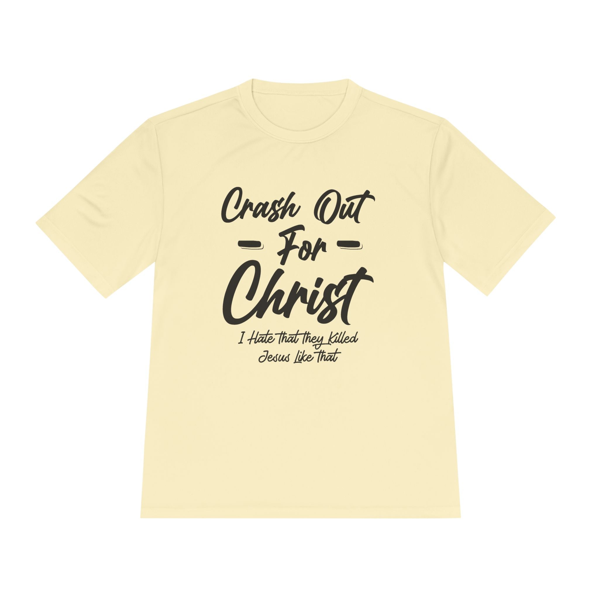 Unisex Moisture Wicking Tee for Active Praise, Faith-Based Workout, Gift for Believers, Christian Sportswear, Comfortable Church Tee