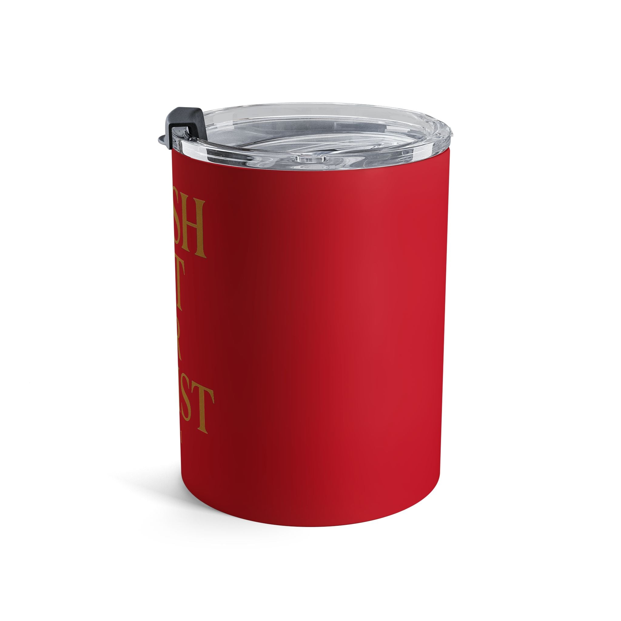 Faith-Inspired 10oz Tumbler - "Crash Out for Christ" Design