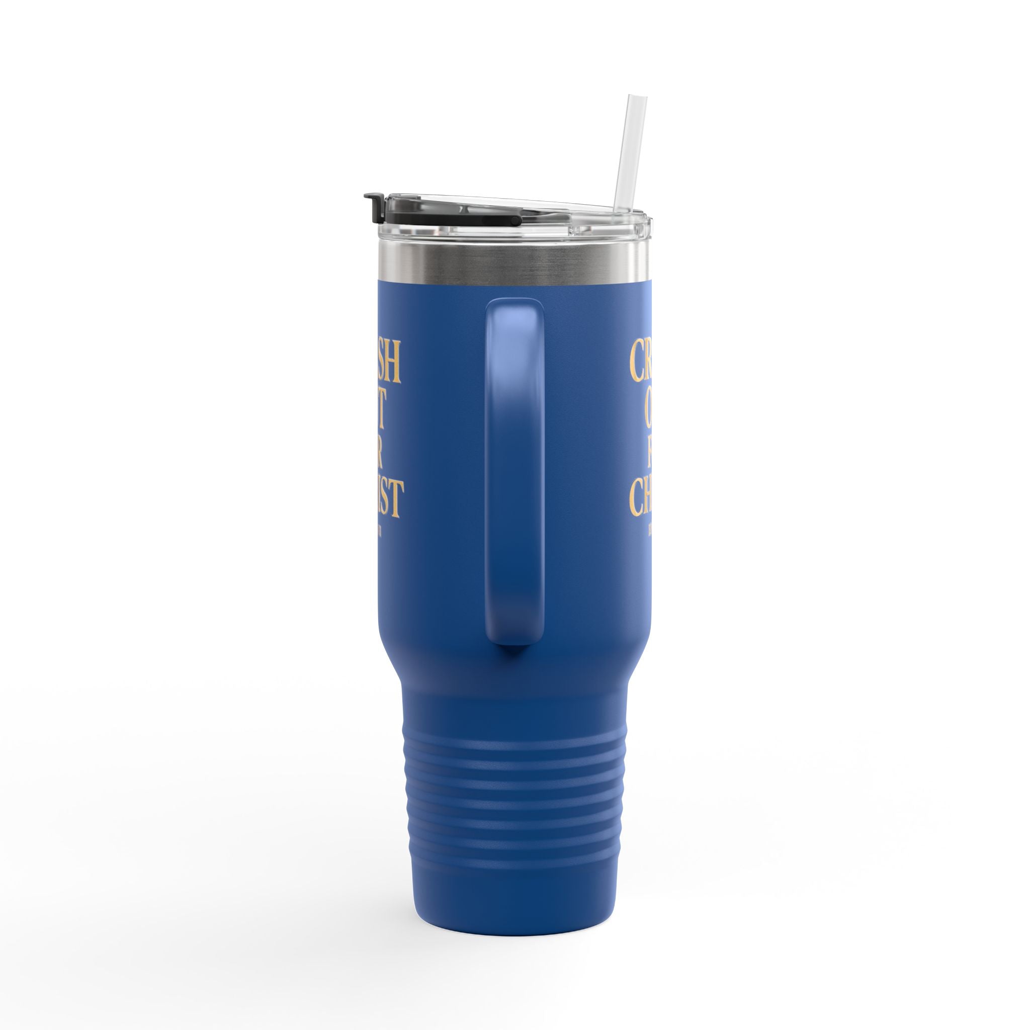 Crash Out for Christ Insulated Travel Mug - 40oz with Straw
