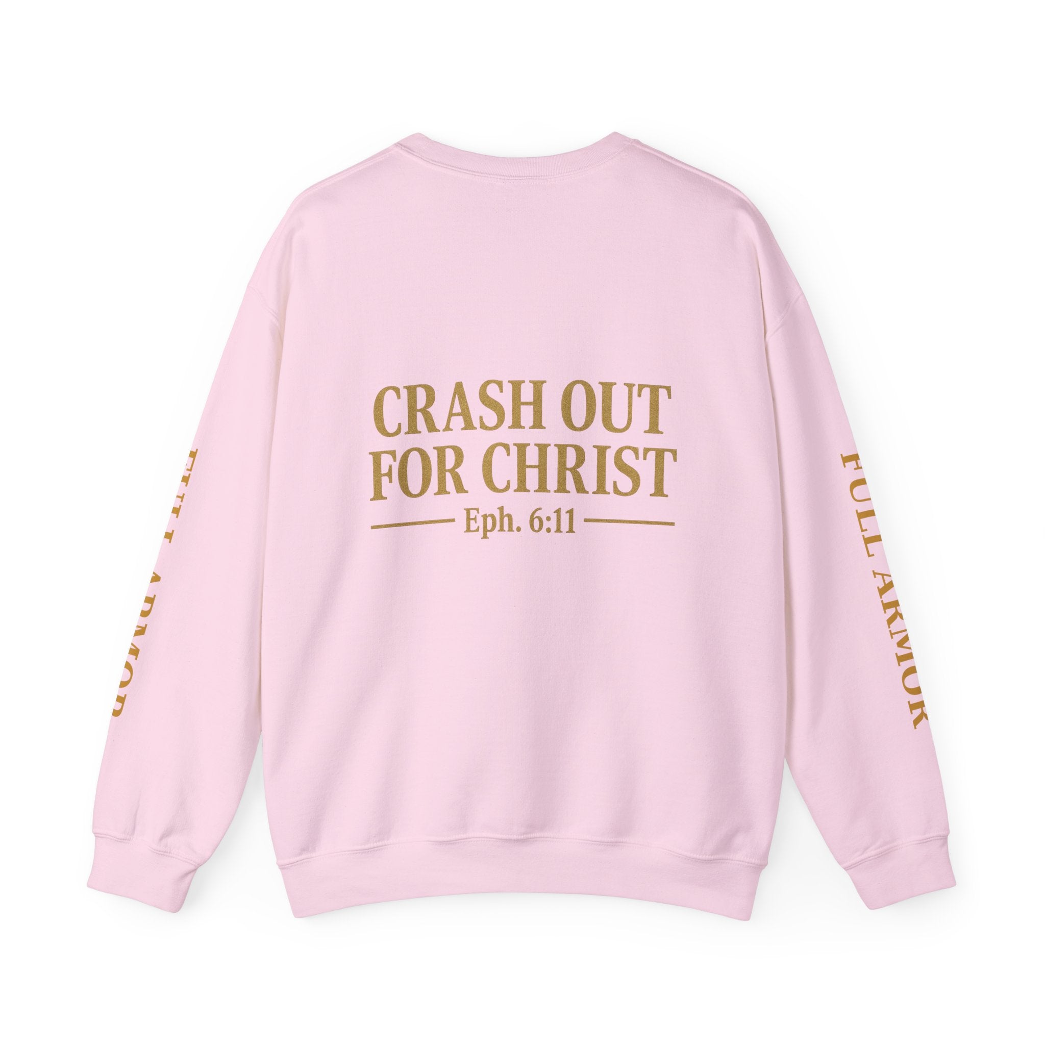 Faith-Inspired Unisex Sweatshirt - 'Crash Out for Christ'
