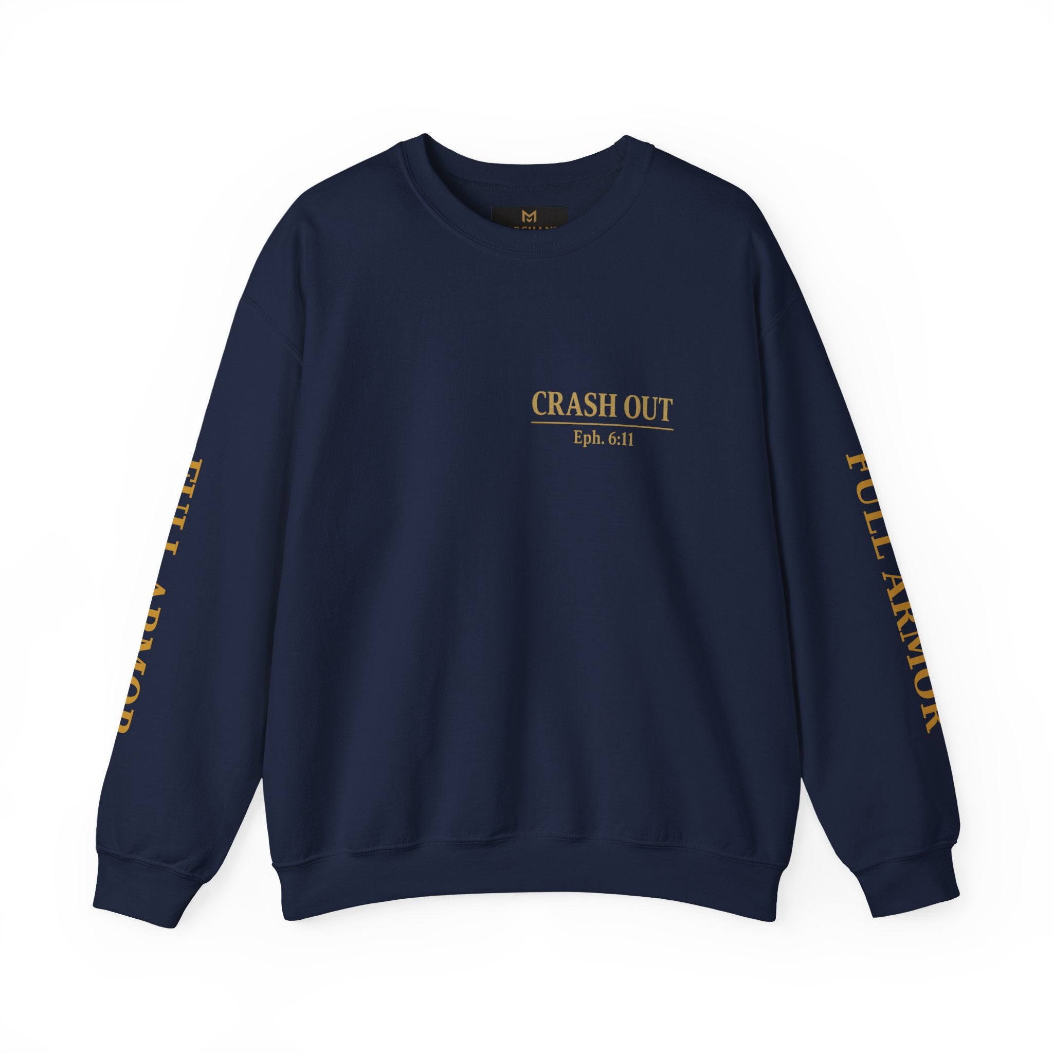 Faith-Inspired Unisex Sweatshirt - 'Crash Out for Christ'