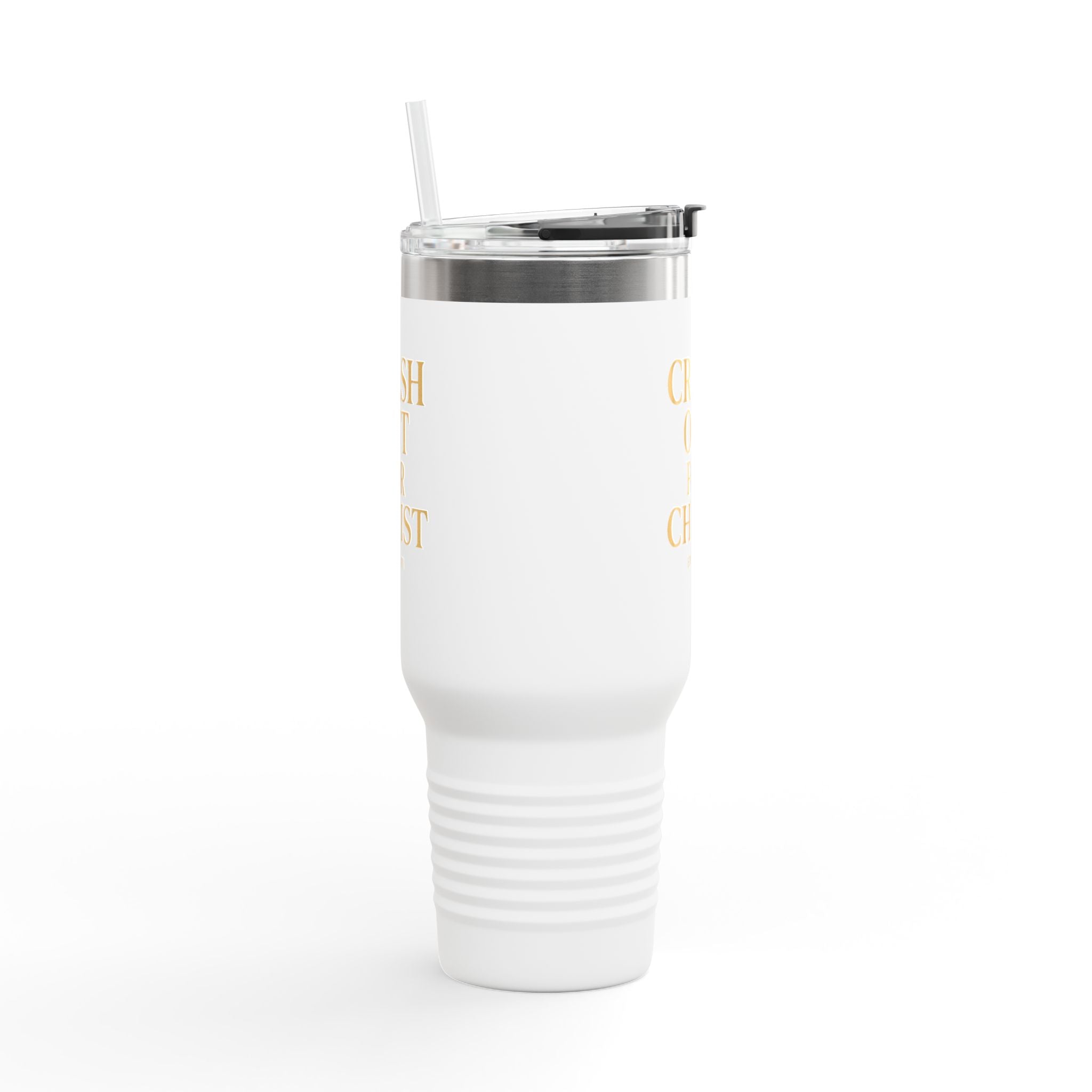 Crash Out for Christ Insulated Travel Mug - 40oz with Straw