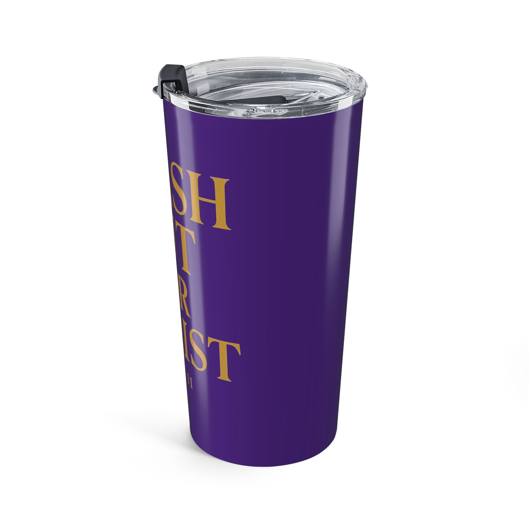 Inspirational 20oz Tumbler - "Crash Out for Christ" with Bible Verse