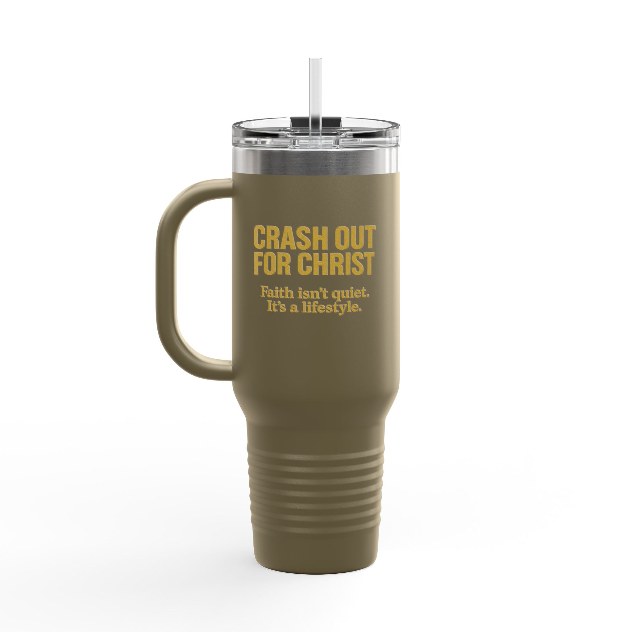 Faith-Inspired Insulated Travel Mug - 40oz