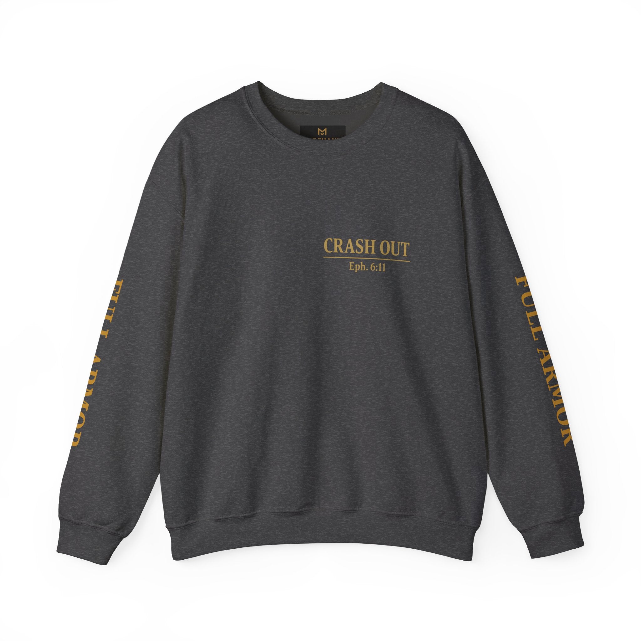 Faith-Inspired Unisex Sweatshirt - 'Crash Out for Christ'