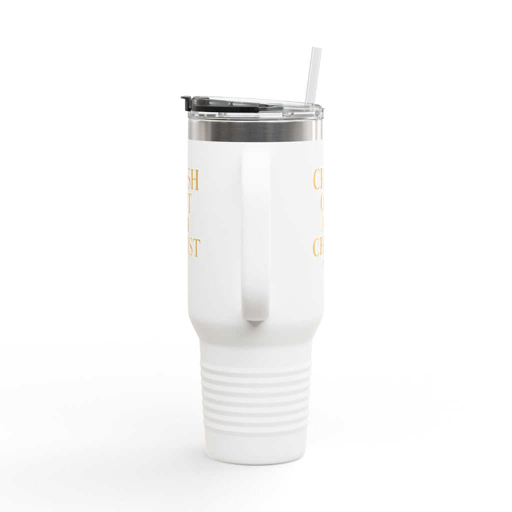 Crash Out for Christ Insulated Travel Mug - 40oz with Straw