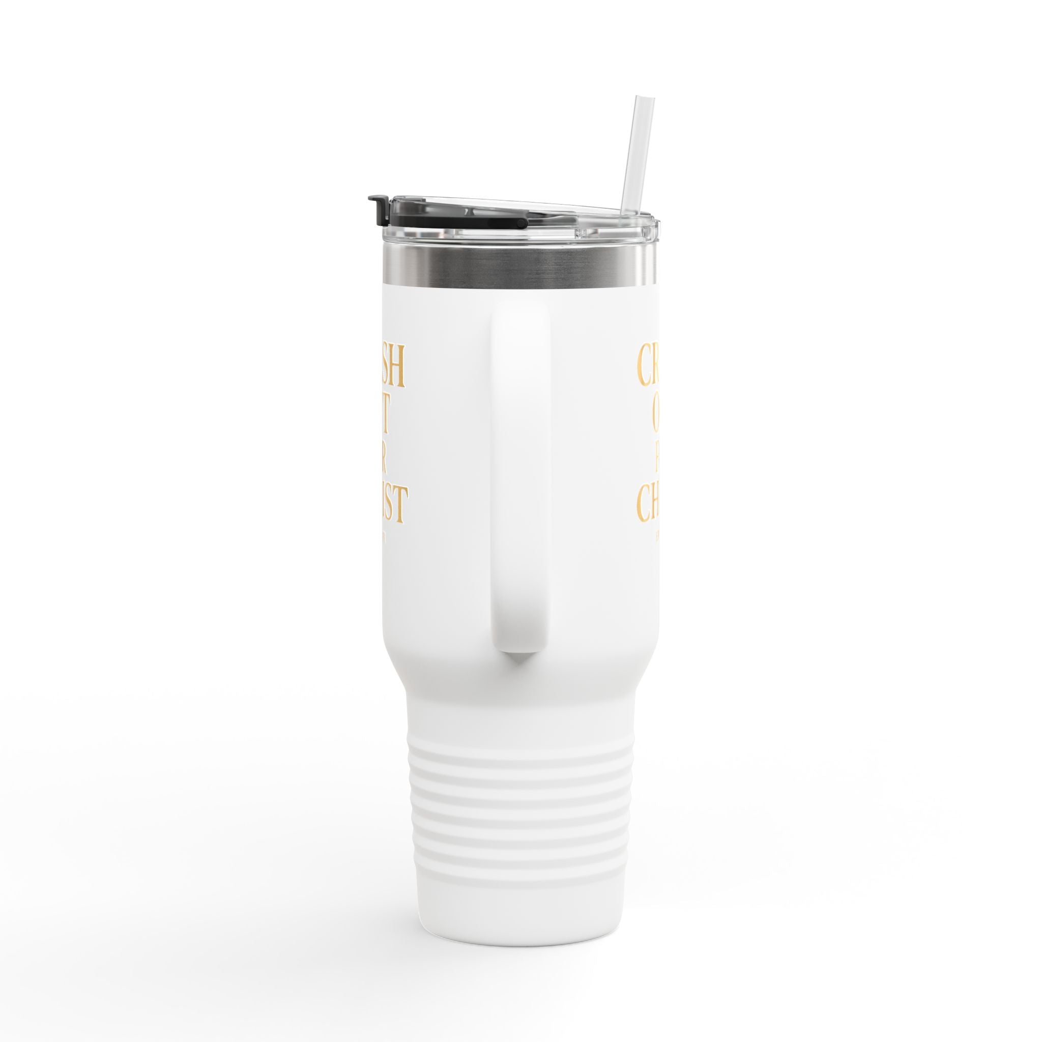 Crash Out for Christ Insulated Travel Mug - 40oz with Straw